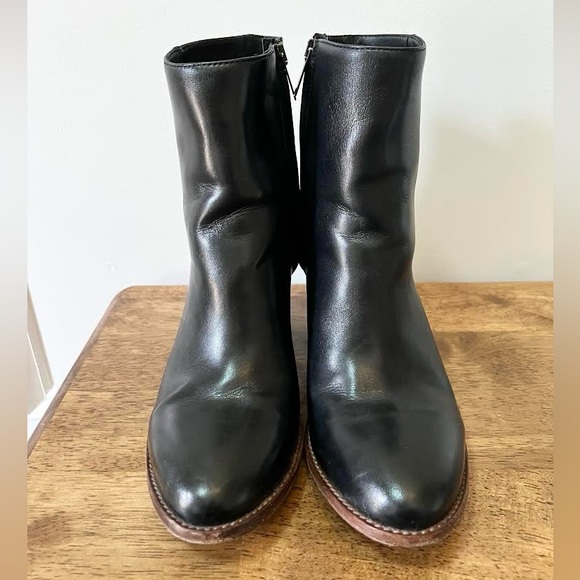 Thursday Boot Co. Women’s Highline Black Leather Boots - 3” Heel - Size 9.5 - Picture 5 of 7